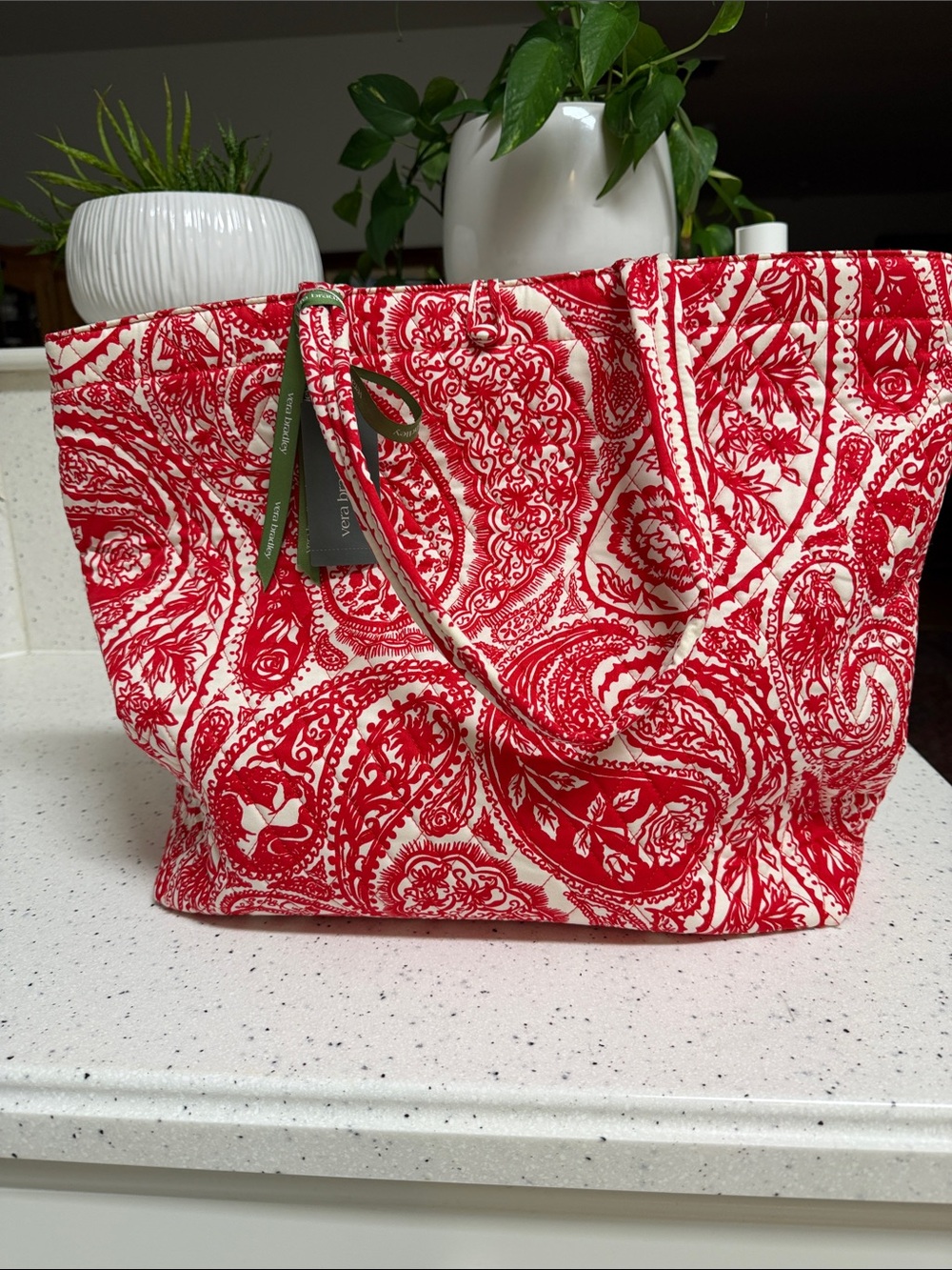 NWT.  Vera Bradley, quilted, tote.